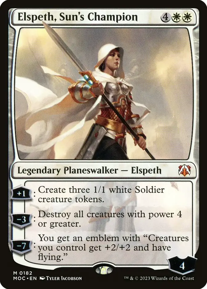 Elspeth  Sun s Champion (March of the Machine Commander)