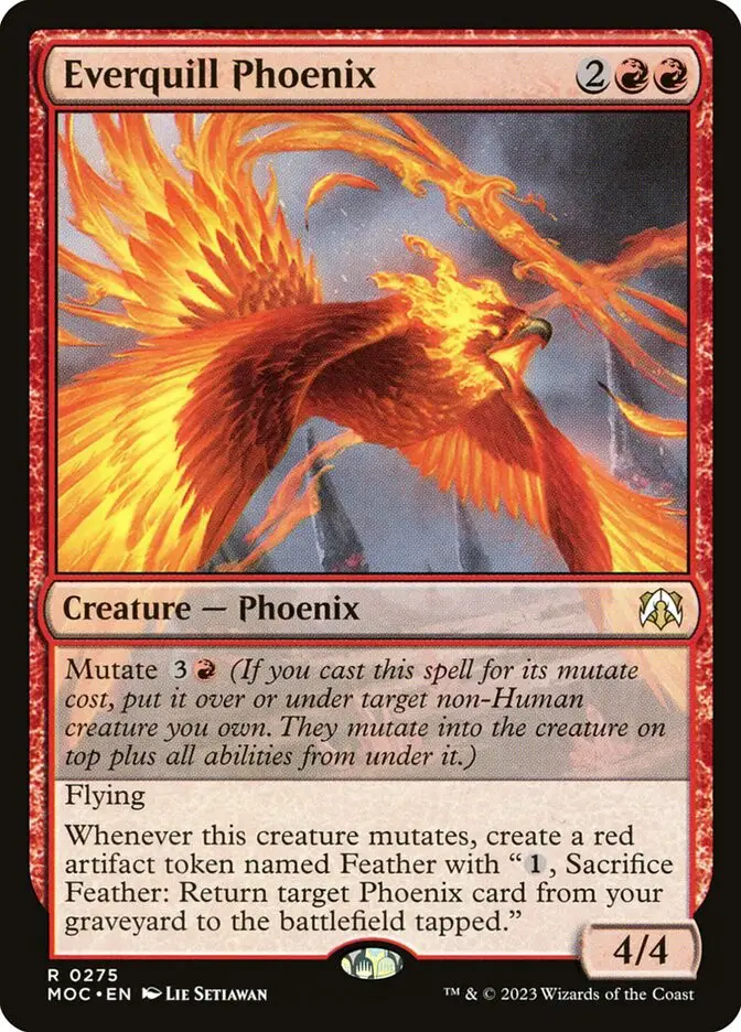 Everquill Phoenix (March of the Machine Commander)