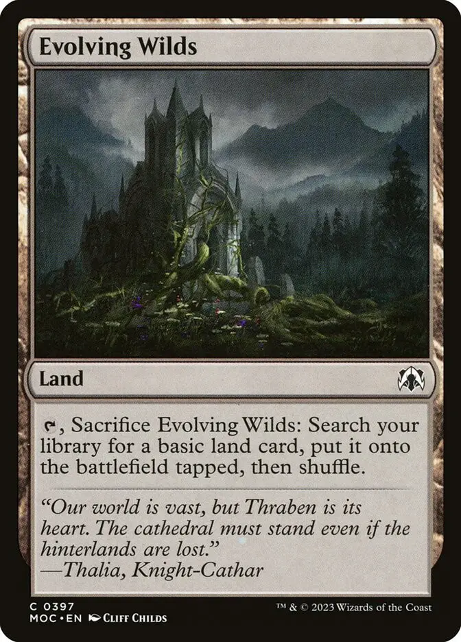 Evolving Wilds (March of the Machine Commander)