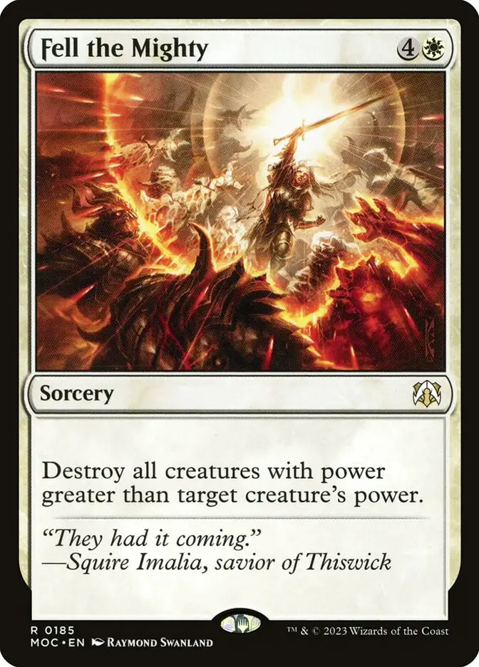 Fell the Mighty (March of the Machine Commander)