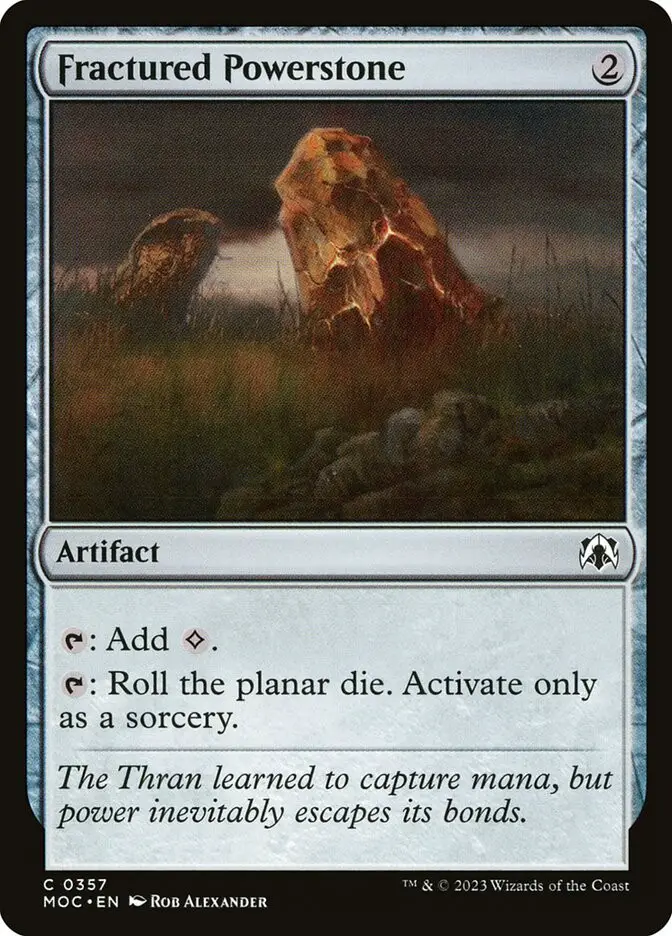 Fractured Powerstone (March of the Machine Commander)