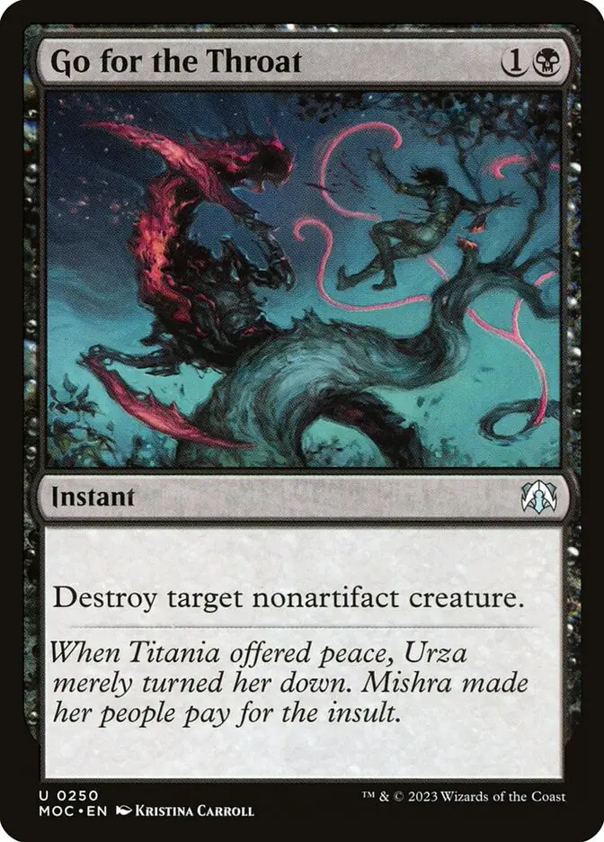 Go for the Throat (March of the Machine Commander)