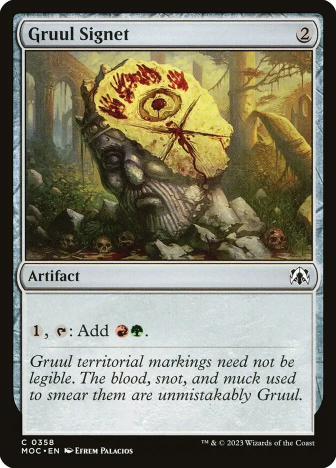 Gruul Signet (March of the Machine Commander)