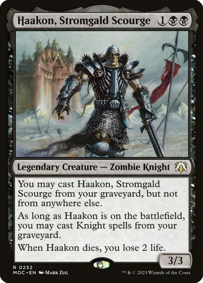 Haakon  Stromgald Scourge (March of the Machine Commander)
