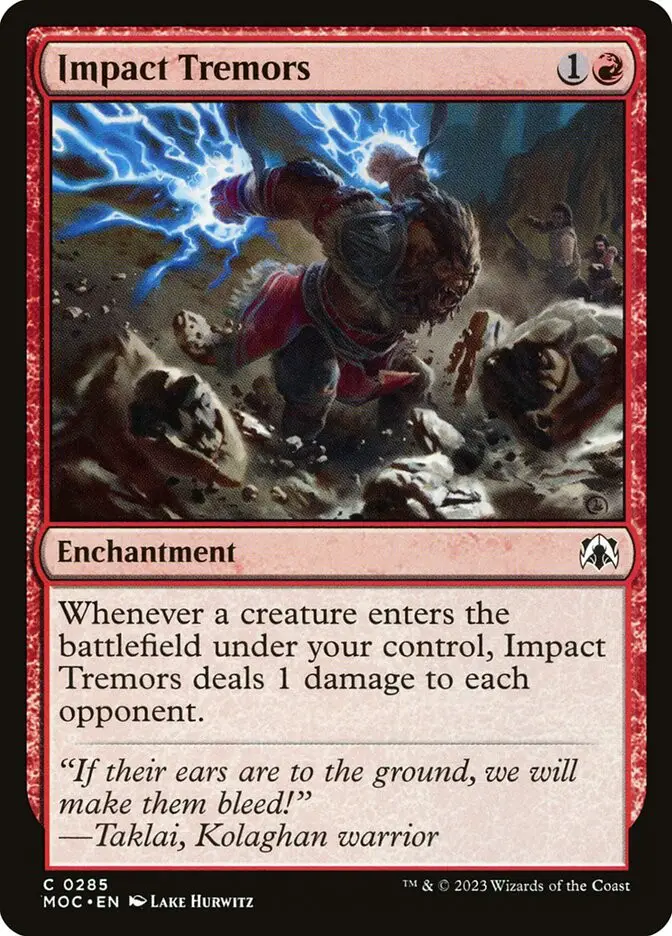 Impact Tremors (March of the Machine Commander)