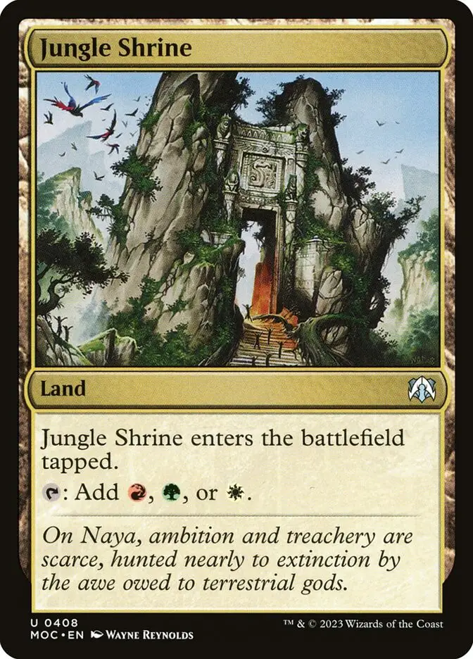 Jungle Shrine (March of the Machine Commander)