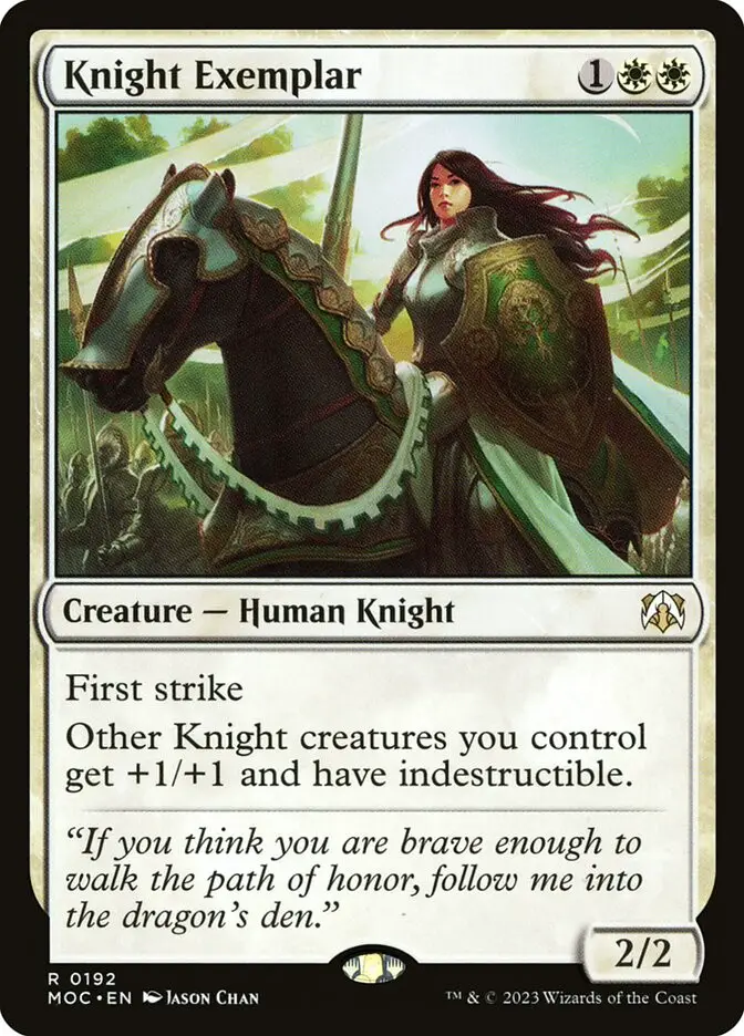Knight Exemplar (March of the Machine Commander)