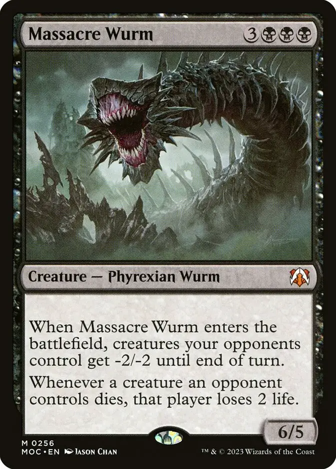 Massacre Wurm (March of the Machine Commander)