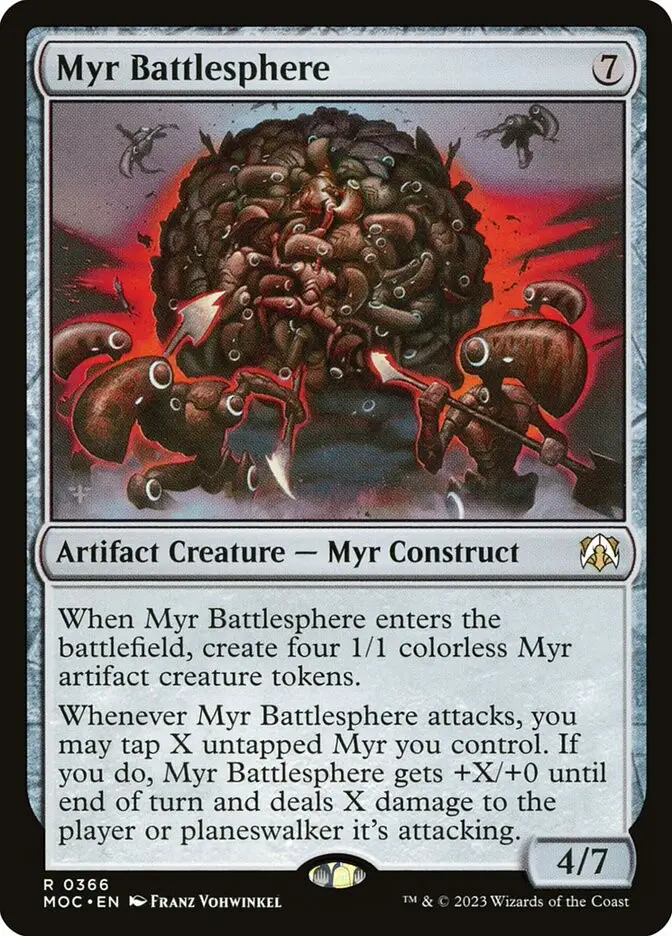 Myr Battlesphere (March of the Machine Commander)