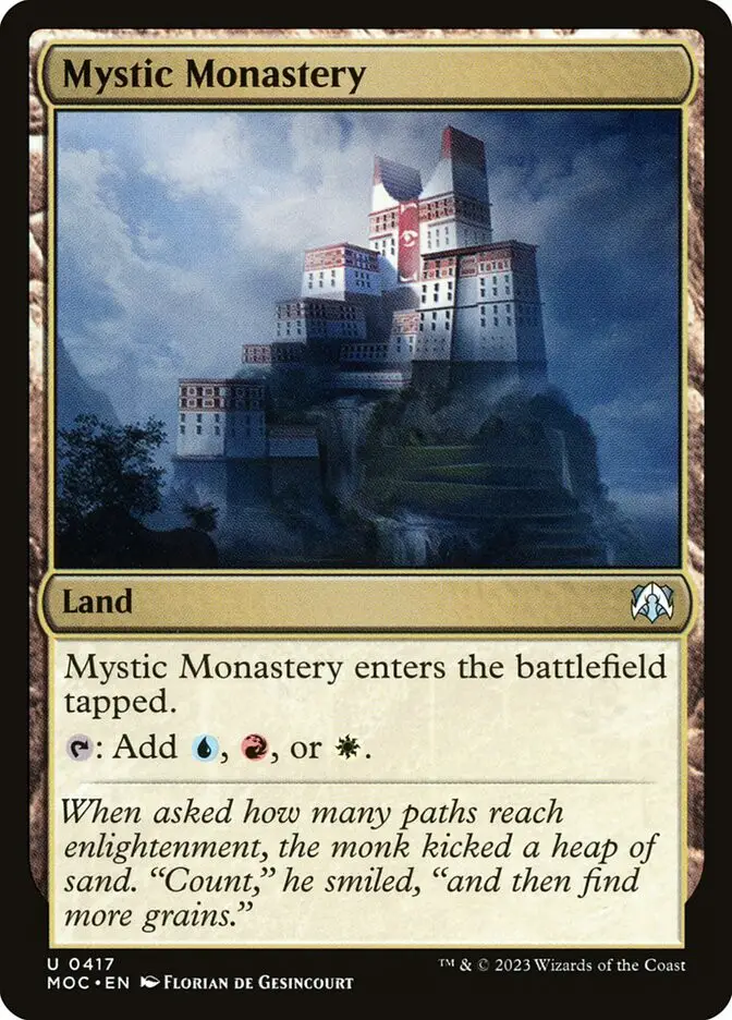 Mystic Monastery (March of the Machine Commander)