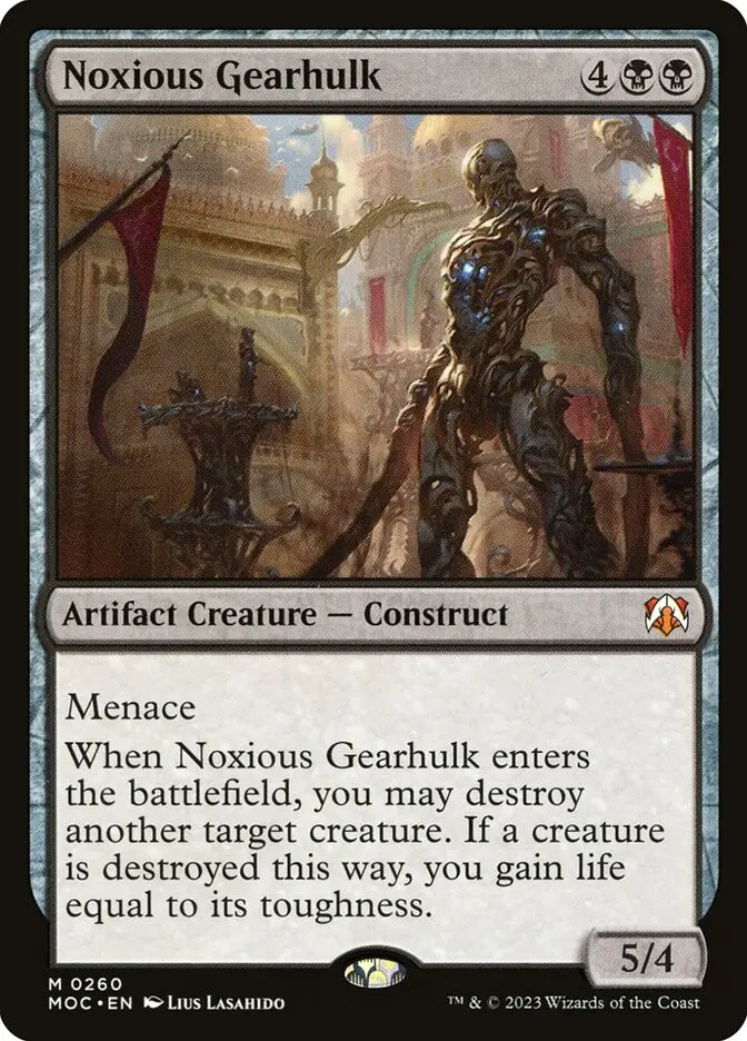 Noxious Gearhulk (March of the Machine Commander)