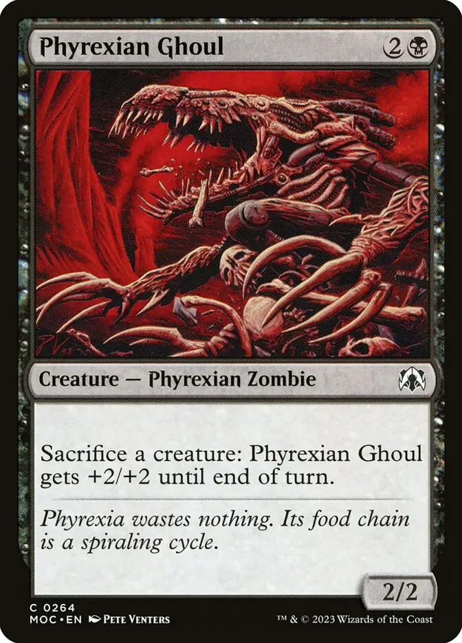 Phyrexian Ghoul (March of the Machine Commander)