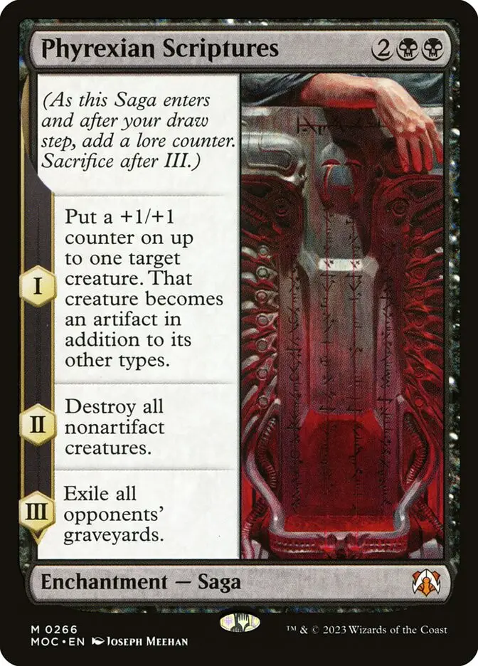 Phyrexian Scriptures (March of the Machine Commander)
