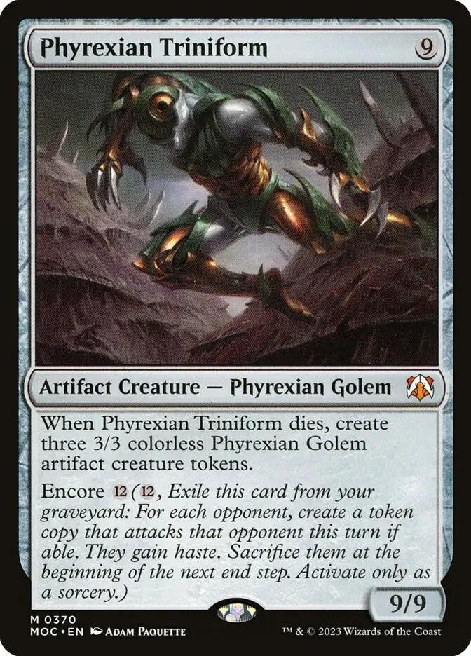 Phyrexian Triniform (March of the Machine Commander)