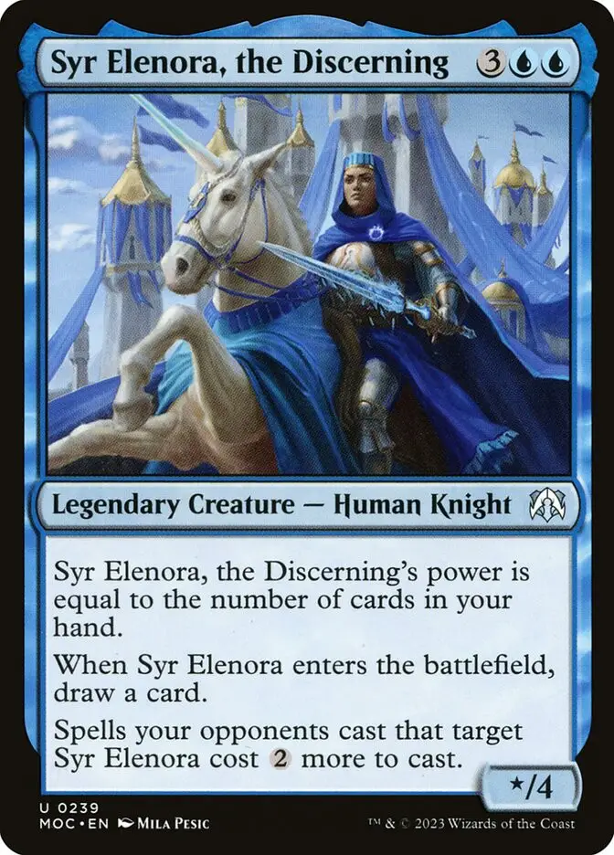 Syr Elenora  the Discerning (March of the Machine Commander)