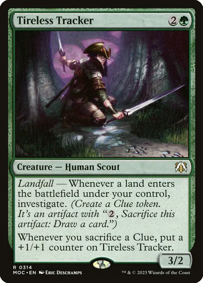 Tireless Tracker (March of the Machine Commander)