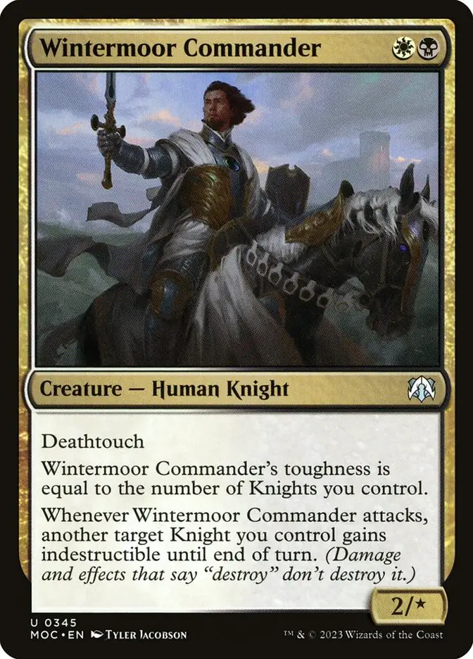 Wintermoor Commander (March of the Machine Commander)