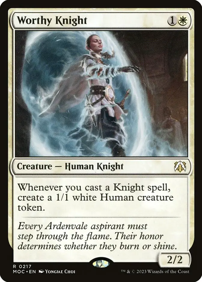 Worthy Knight (March of the Machine Commander)