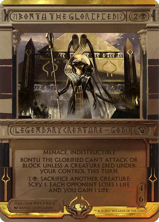 Bontu the Glorified (Amonkhet Invocations)