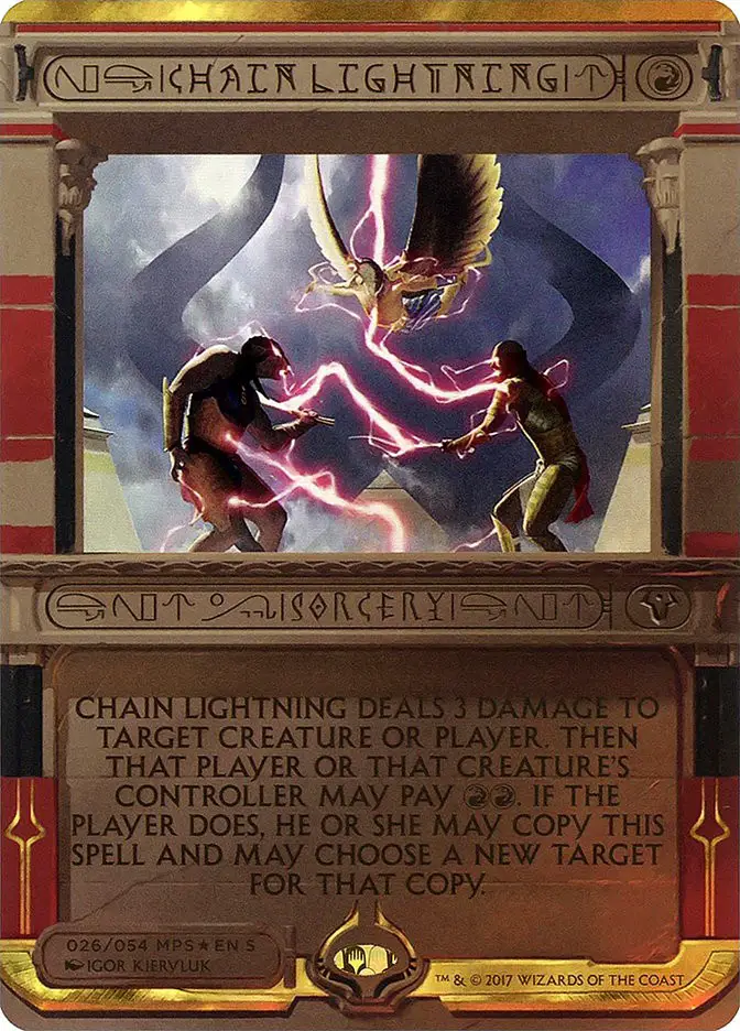 Chain Lightning (Amonkhet Invocations)