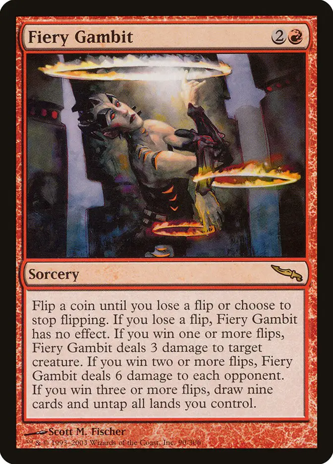 Fiery Gambit (Mirrodin)