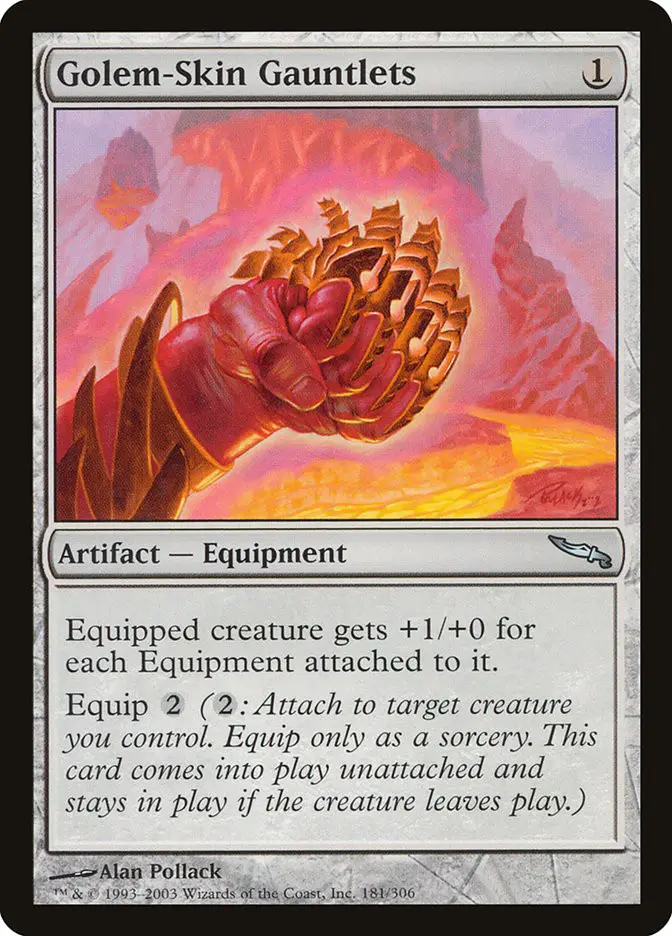Golem Skin Gauntlets (Mirrodin)