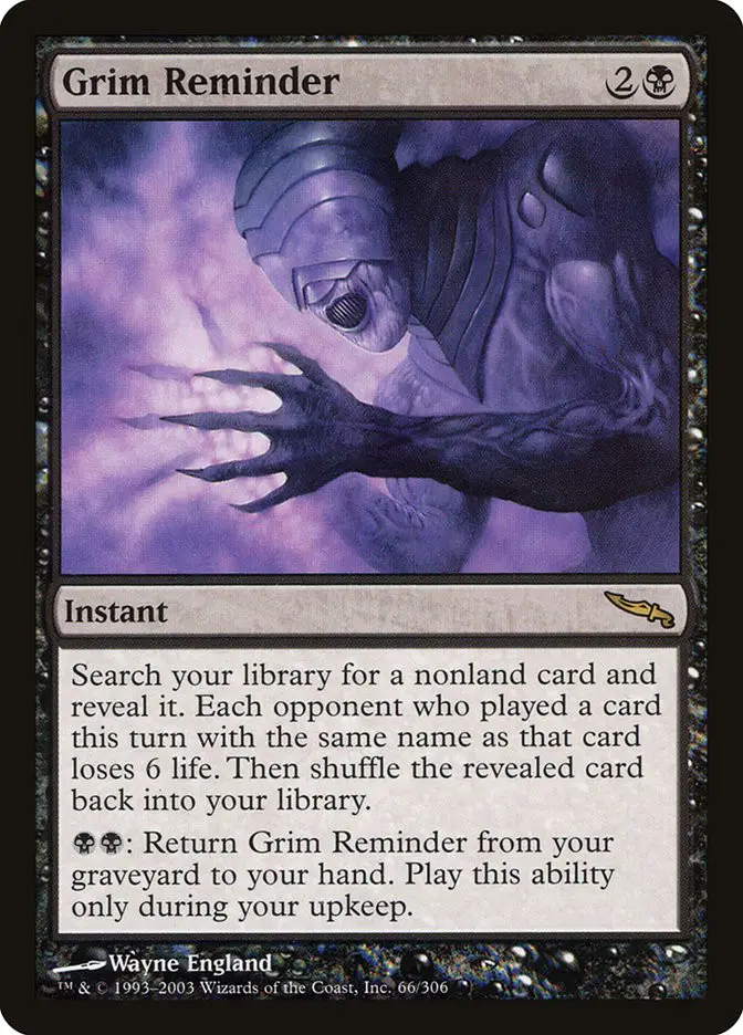 Grim Reminder (Mirrodin)