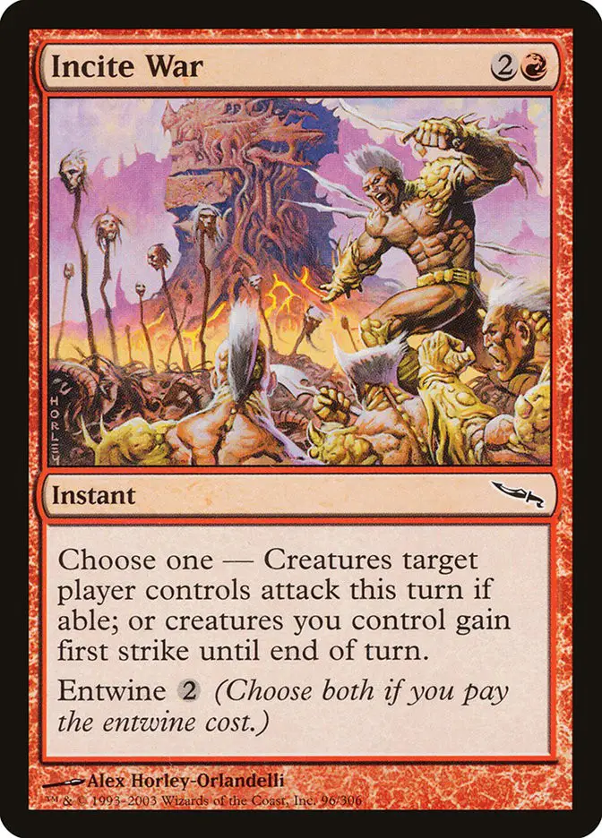 Incite War (Mirrodin)