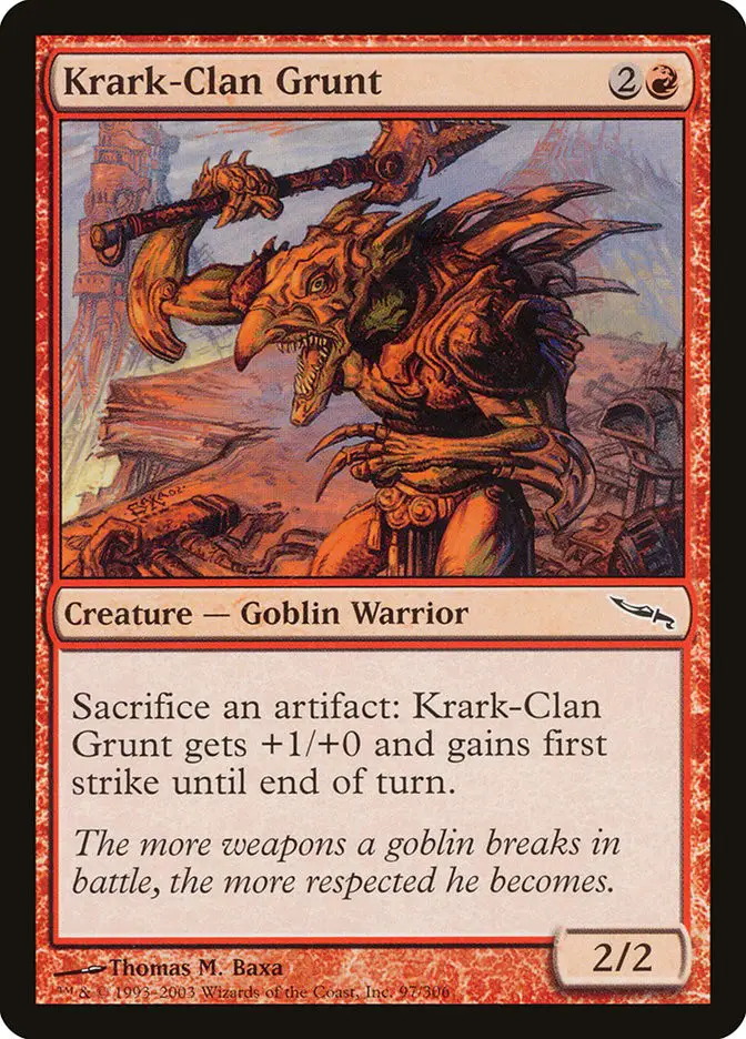 Krark Clan Grunt (Mirrodin)