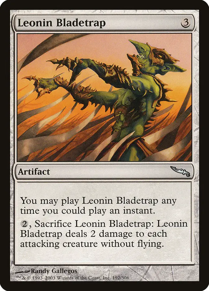 Leonin Bladetrap (Mirrodin)