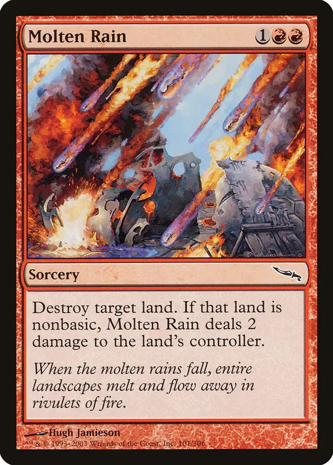 Molten Rain (Mirrodin)