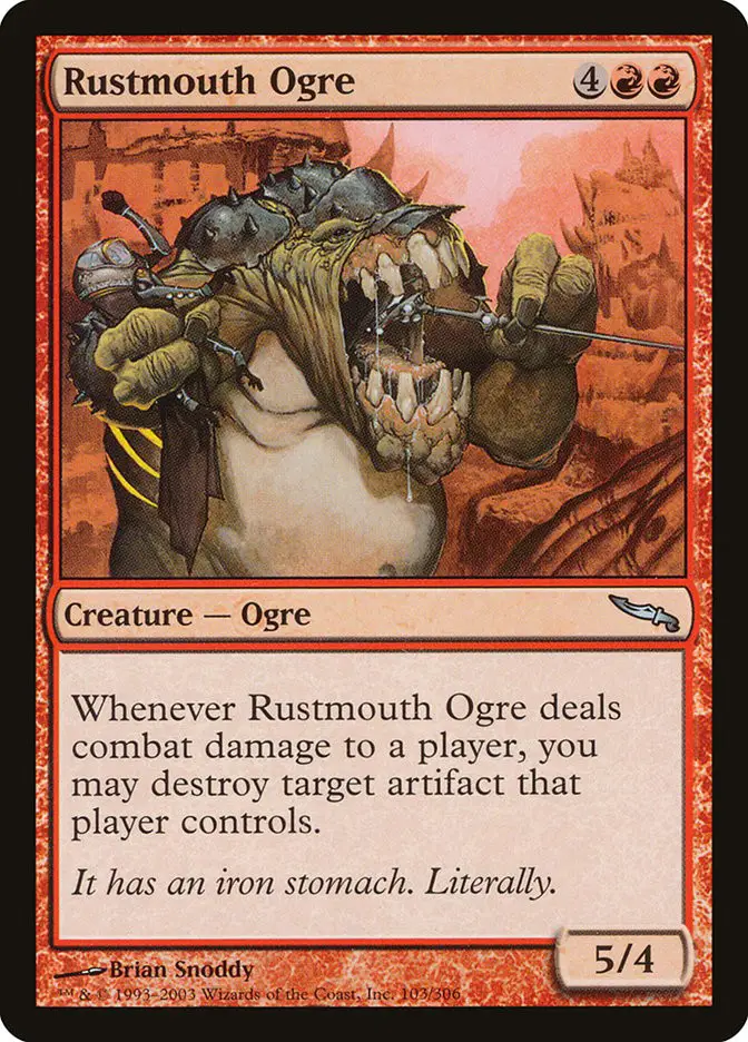 Rustmouth Ogre (Mirrodin)