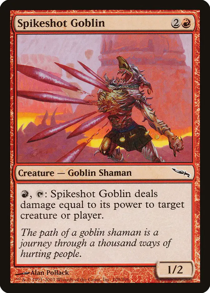 Spikeshot Goblin (Mirrodin)