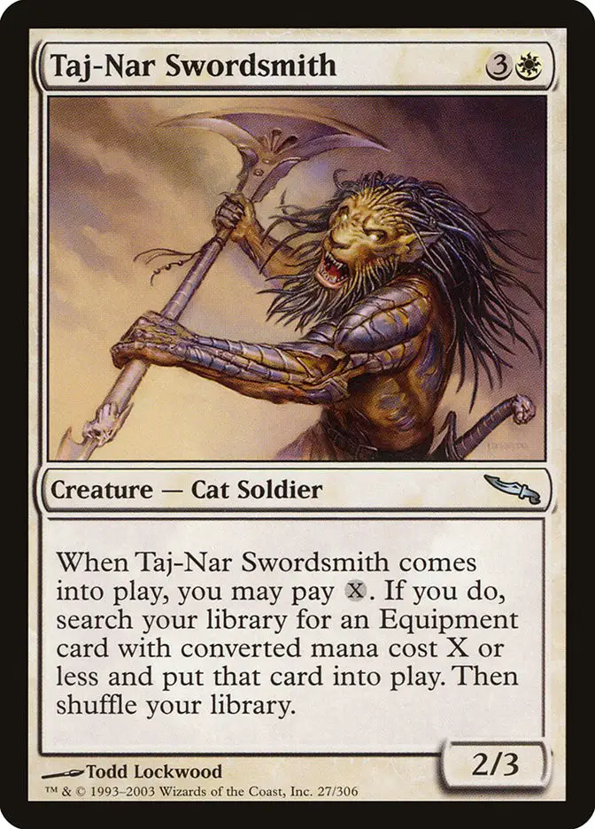 Taj Nar Swordsmith (Mirrodin)