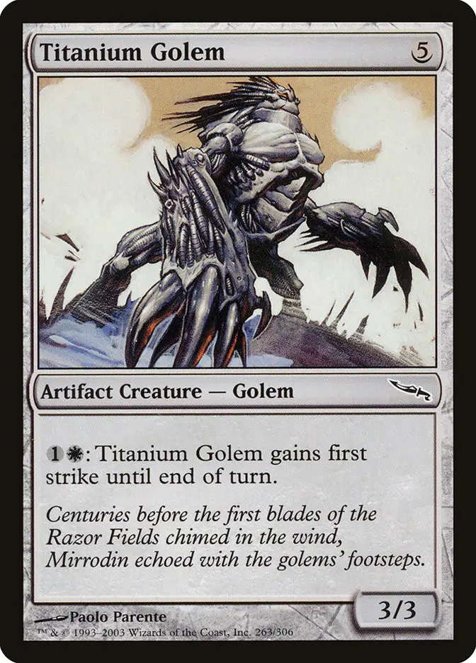 Titanium Golem (Mirrodin)