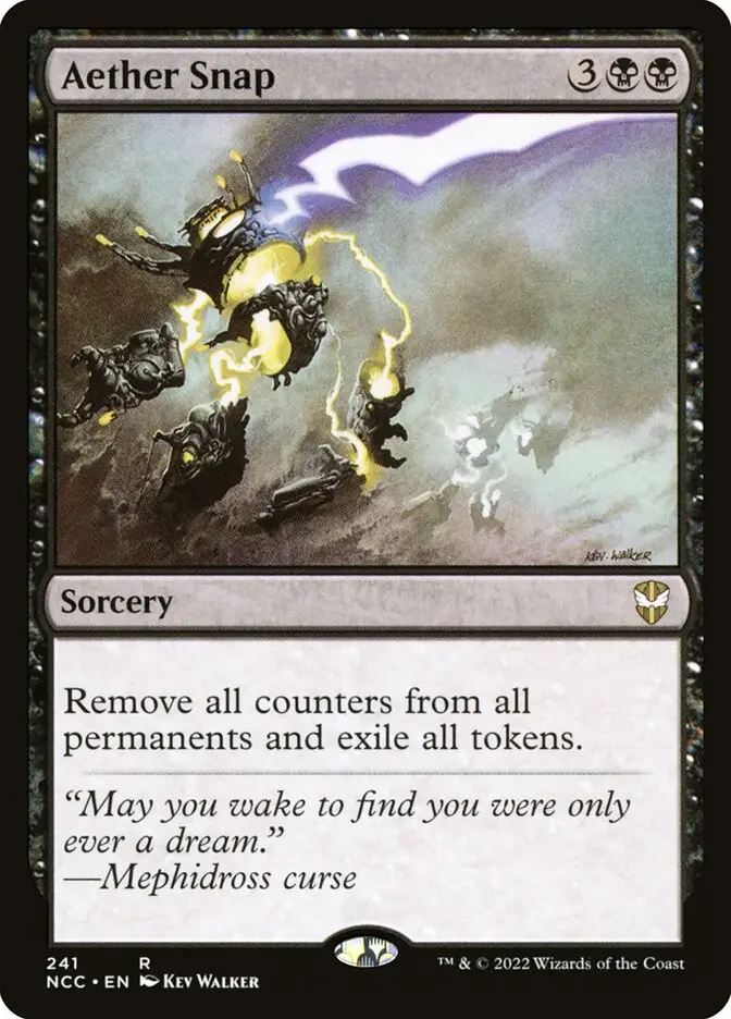 Aether Snap (New Capenna Commander)