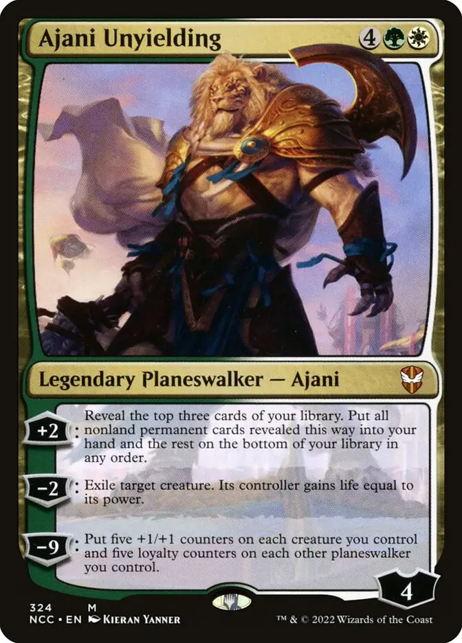 Ajani Unyielding (New Capenna Commander)