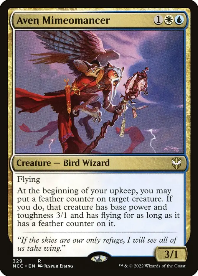 Aven Mimeomancer (New Capenna Commander)