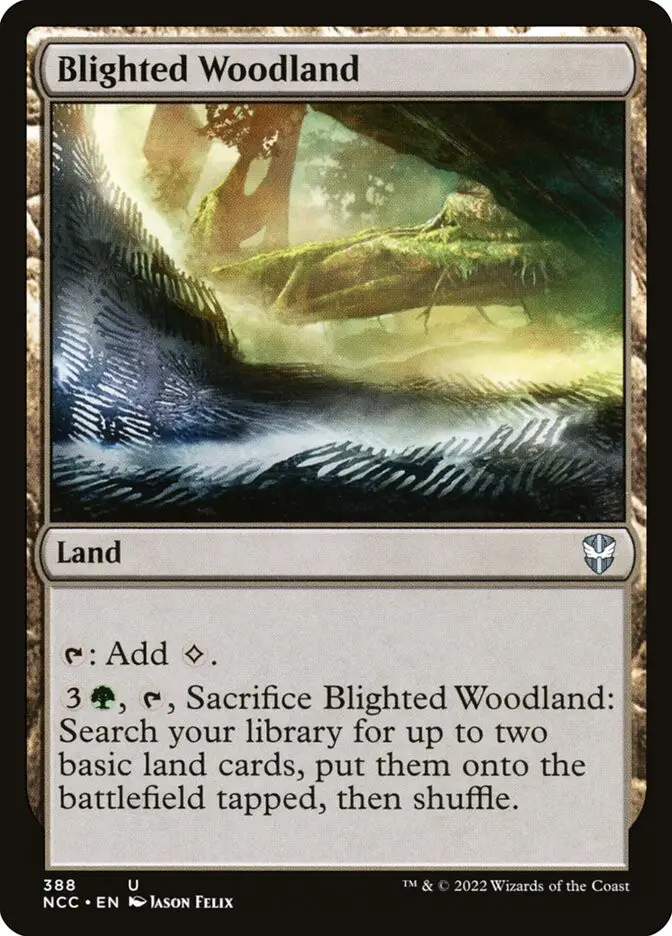 Blighted Woodland (New Capenna Commander)