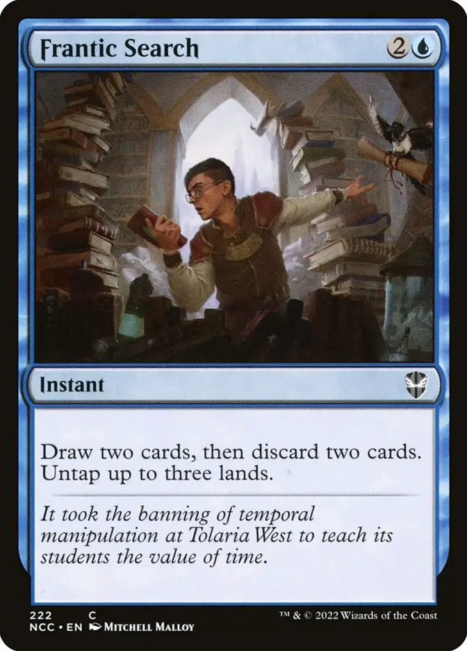 Frantic Search (New Capenna Commander)