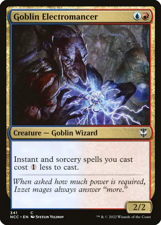 Goblin Electromancer (New Capenna Commander)