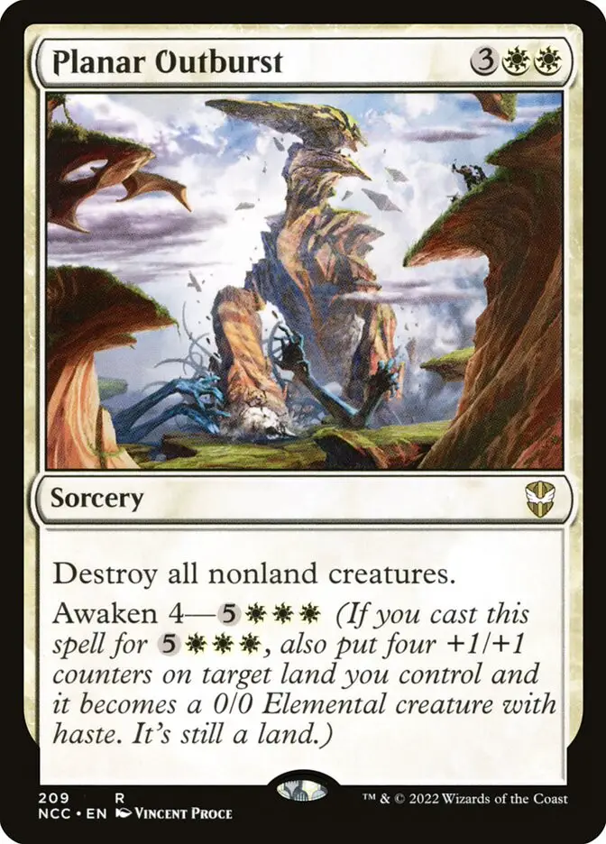 Planar Outburst (New Capenna Commander)