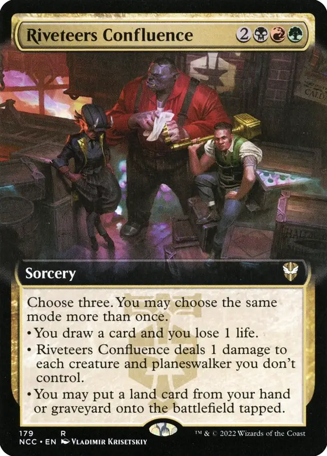 Riveteers Confluence (New Capenna Commander)