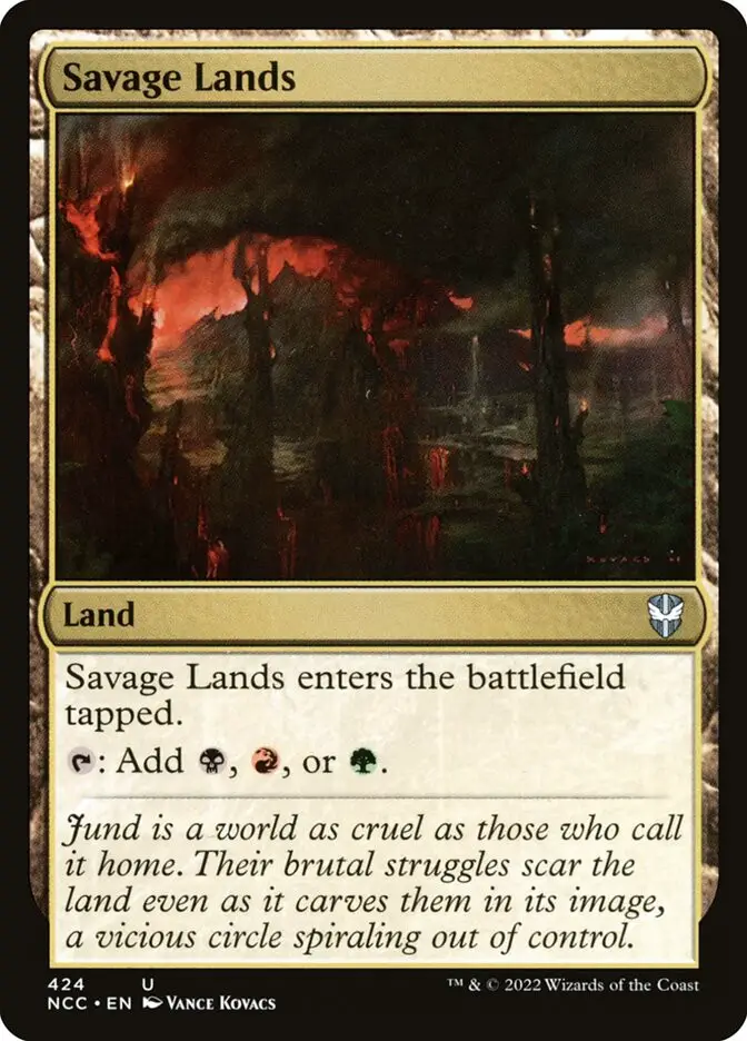 Savage Lands (New Capenna Commander)