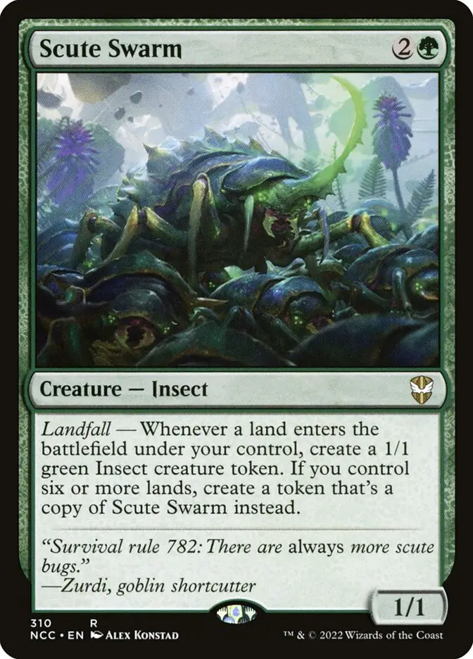 Scute Swarm (New Capenna Commander)