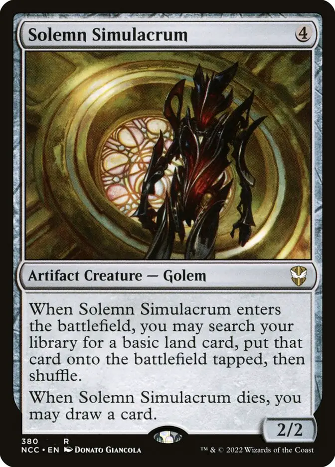 Solemn Simulacrum (New Capenna Commander)