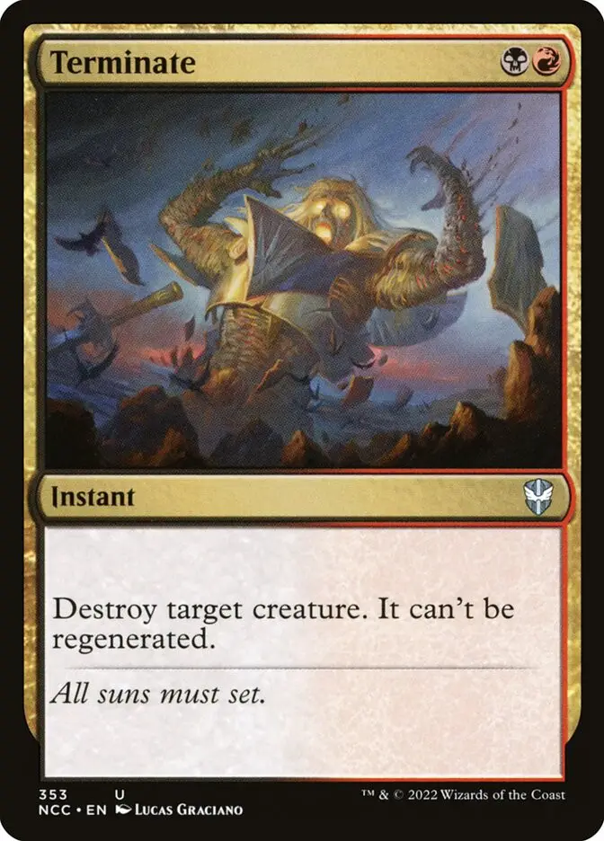 Terminate (New Capenna Commander)