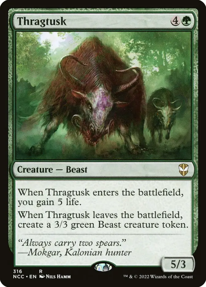 Thragtusk (New Capenna Commander)