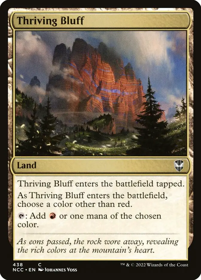 Thriving Bluff (New Capenna Commander)