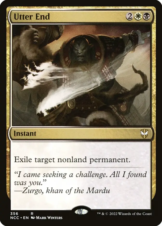 Utter End (New Capenna Commander)